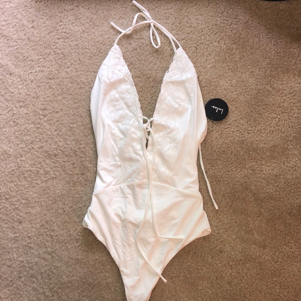 NWT lulus white one piece
